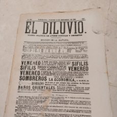 Coleccionismo de Revistas y Periódicos: PERIODICO 1884 FIESTA MAYOR DEL PUEBLO DE SAN GERVASIO. ROBOS CONTINUOS EN LAS CASAS DE VALLCARCA.