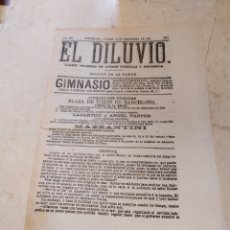 Coleccionismo de Revistas y Periódicos: PERIODICO 1884 SOCIEDAD VERANIEGA DE SAN BAUDILIO DE LLOBREGAT.TRATADO DE COMERCIO EN SAN ILDEFONSO