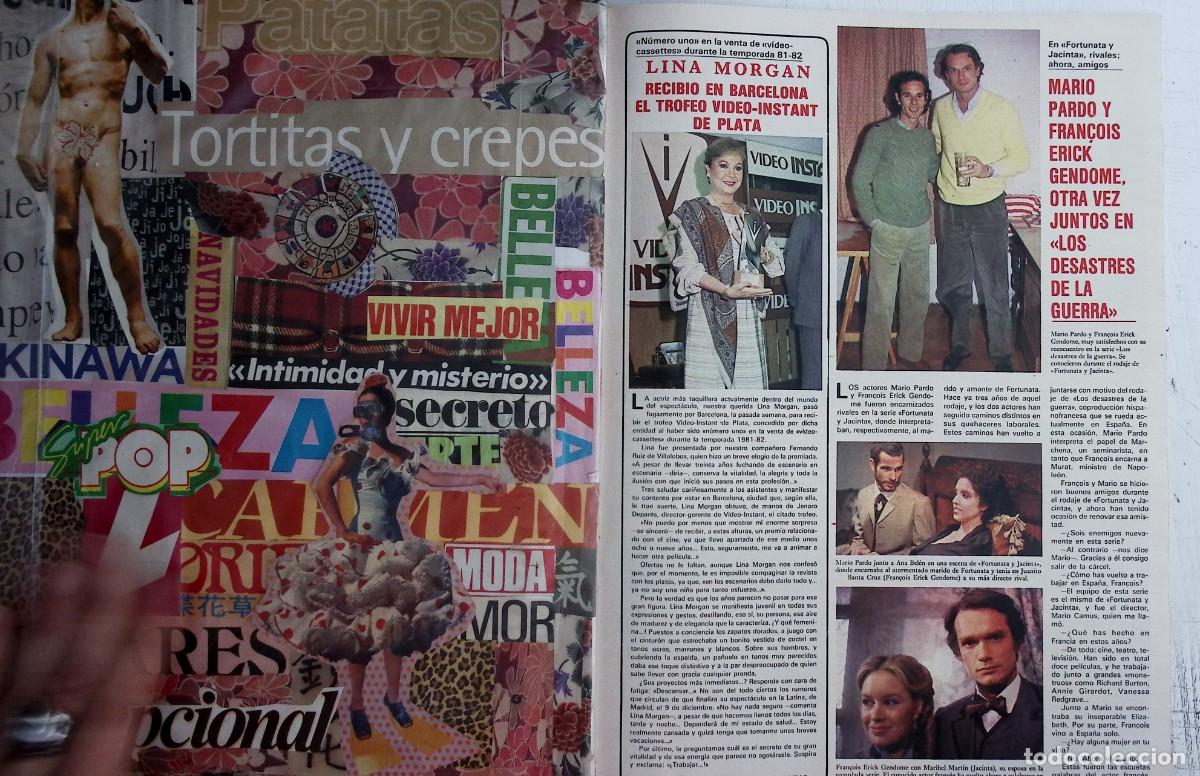Coleccionismo de Revistas y Peri&oacute;dicos: LINA MORGAN MARIBEL MARTIN ANA BELEN MARIO PARDO FRANCOIS ERICK GENDOME