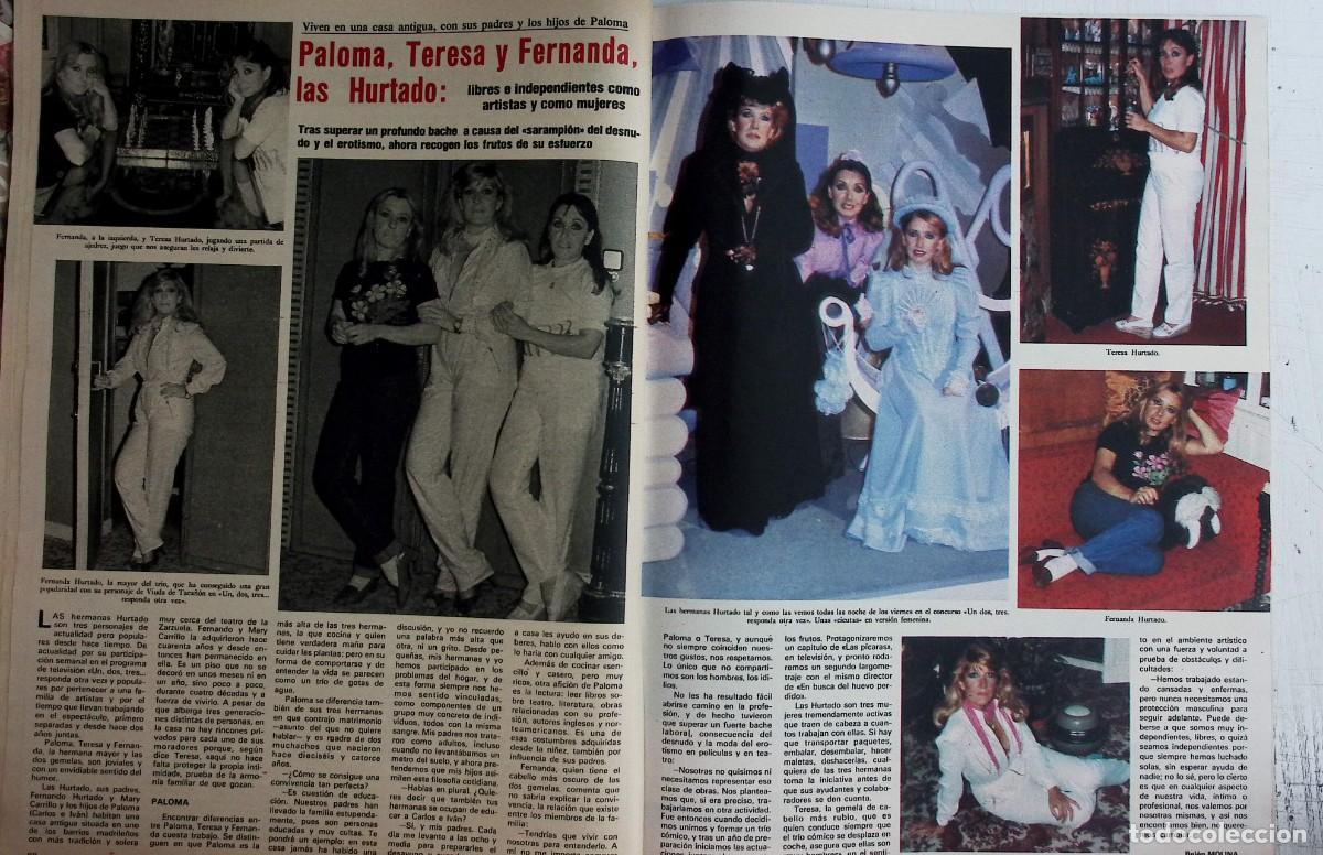 Collection Magazines and Newspapers: LAS TACA&Ntilde;ONAS UN DOS TRES HERMANAS HURTADO PALOMA TERESA FERNANDA