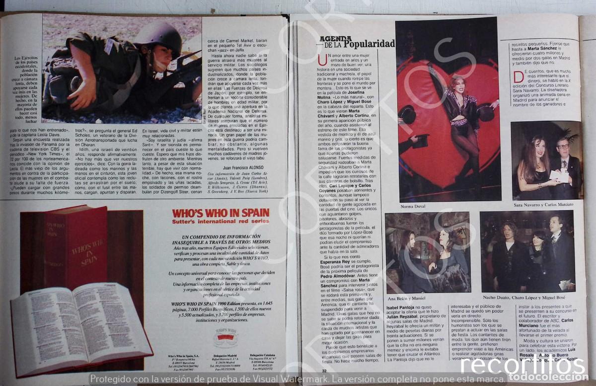 Coleccionismo de Revistas y Peri&oacute;dicos: NORMA DUVAL MASSIEL ANA BELEN MIGUEL BOSE SARA NAVARRO NACHO DUATO CHARO LOPEZ