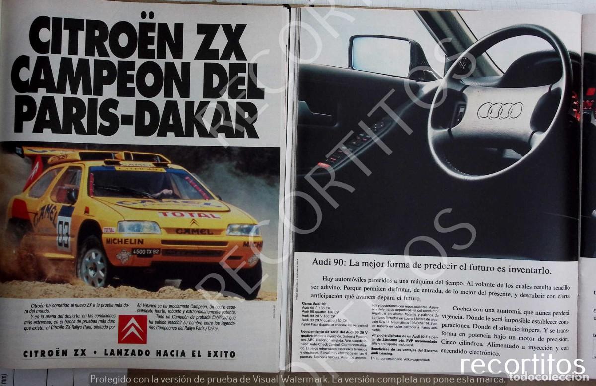 Coleccionismo de Revistas y Peri&oacute;dicos: CITROEN ZX ANUNCIO PUBLICIDAD