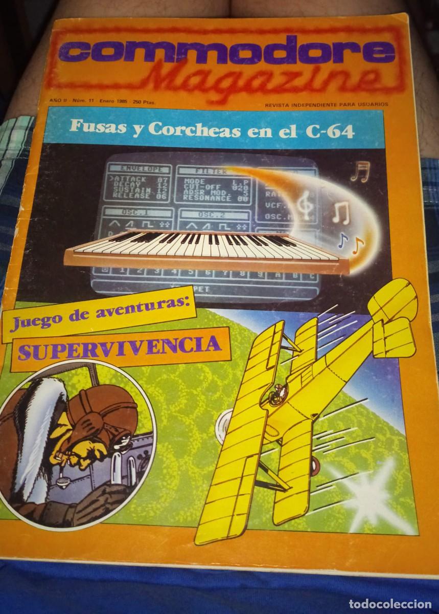 Collectionnisme de Revues et Journaux: COMMODORE MAGAZINE A&Ntilde;O II N&ordm; 11 -Enero 1985