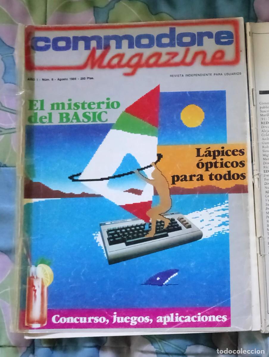 Collectionnisme de Revues et Journaux: COMMODORE MAGAZINE A&Ntilde;O I N&ordm; 6 -Agosto 1984