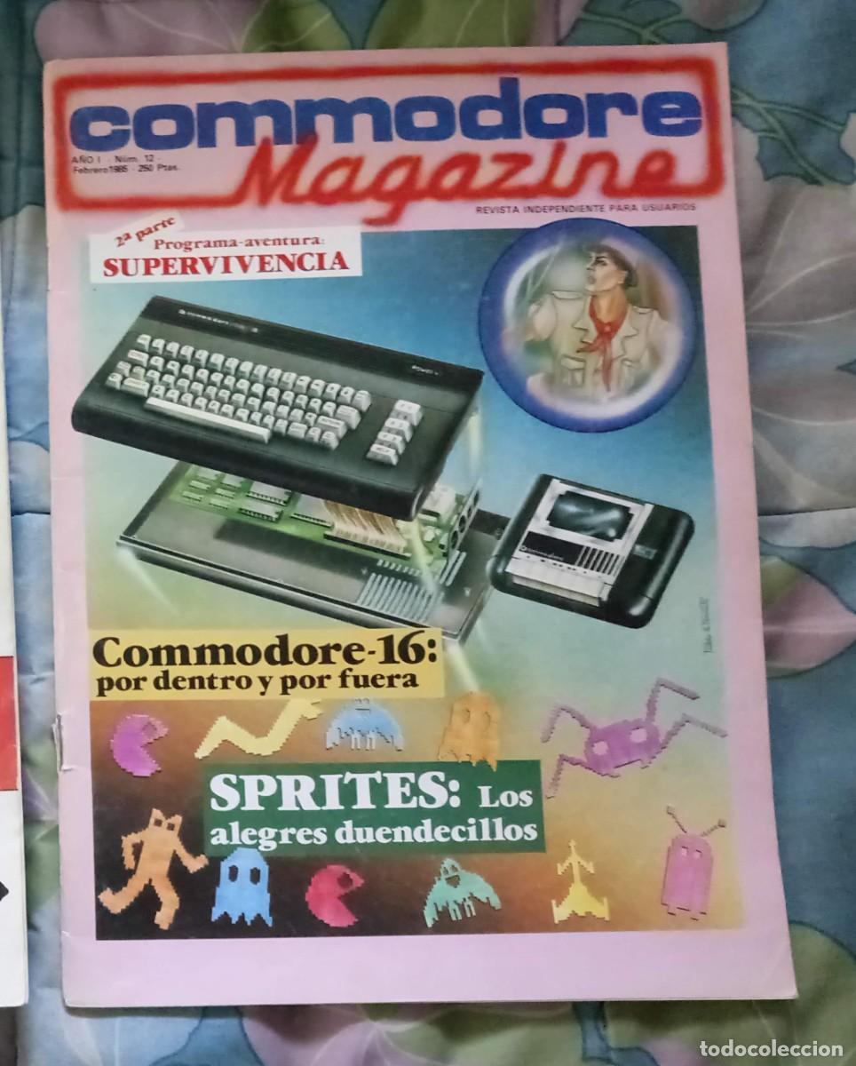 Collectionnisme de Revues et Journaux: COMMODORE MAGAZINE A&Ntilde;O I N&ordm; 12 -Febrero 1985
