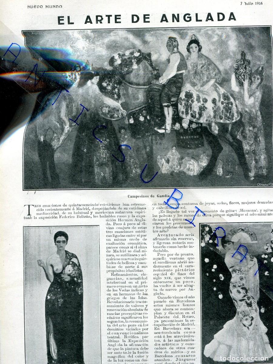 Sammeln von Zeitschriften und Zeitungen: REVISTA A&Ntilde;O 1916 ANGLADA CAMARASA HERNADEZ LUQUERO CALLEJON NAVAS RUEDA GIL DE OTO BLAS INFANTE