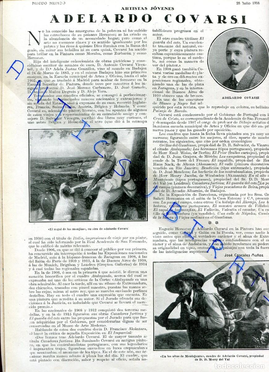 Sammeln von Zeitschriften und Zeitungen: REVISTA A&Ntilde;O 1916 ADELARDO COVARSI BADAJOZ PUCHINELIS MARIONETAS GUIGNOL GUI&Ntilde;OL BIUT AIN-YIR MARRUECO