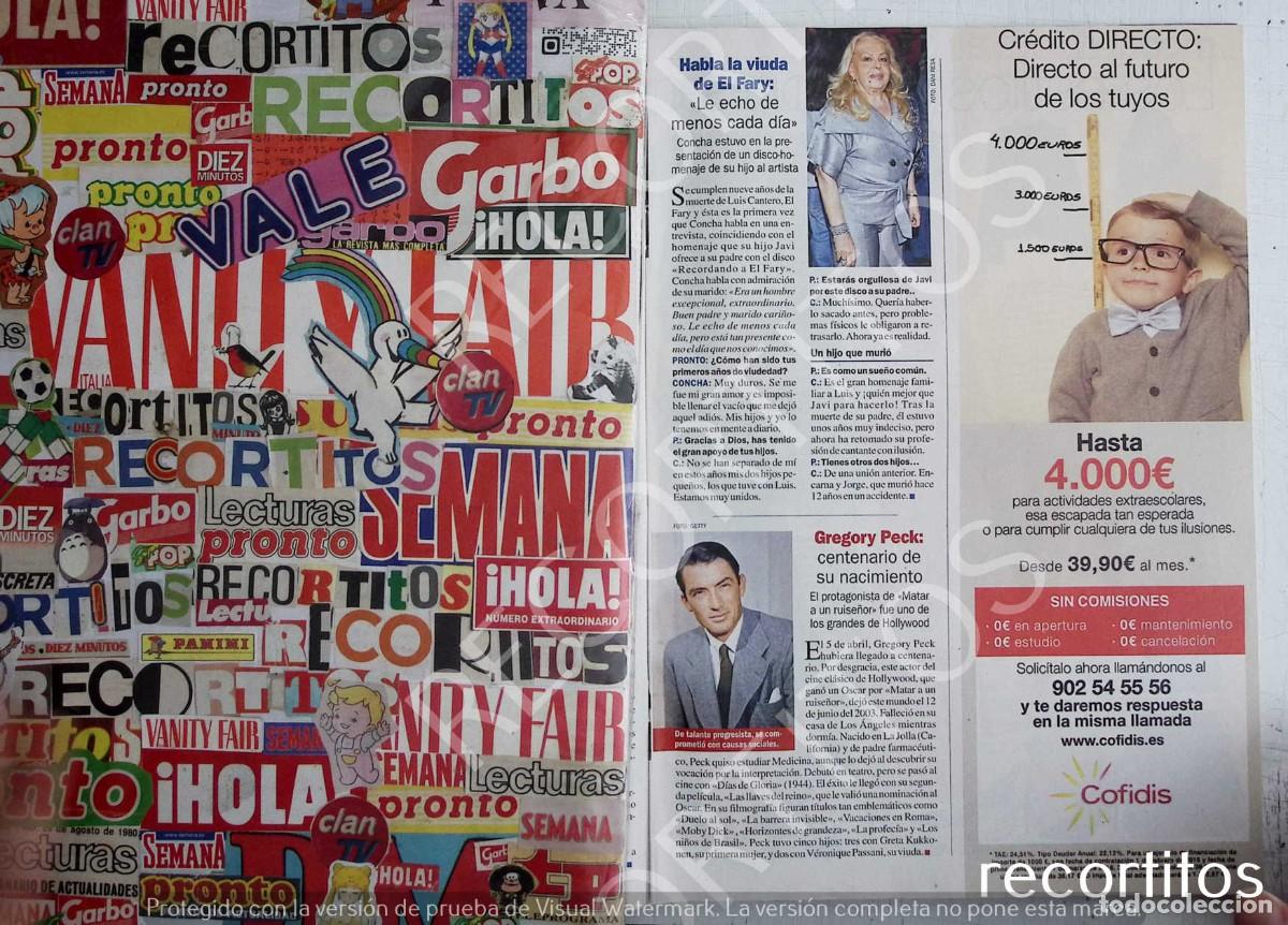 Coleccionismo de Revistas y Peri&oacute;dicos: EL FARY GREGORY PECK