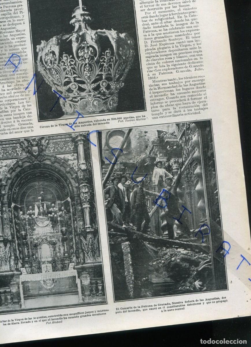 Collection Magazines and Newspapers: A&Ntilde;O 1916 INCENDIO NUESTRA SE&Ntilde;ORA DE LAS ANGUSTIAS GRANADA JUEGOS FLORALES DE VALENCIA PUIG ESPERT