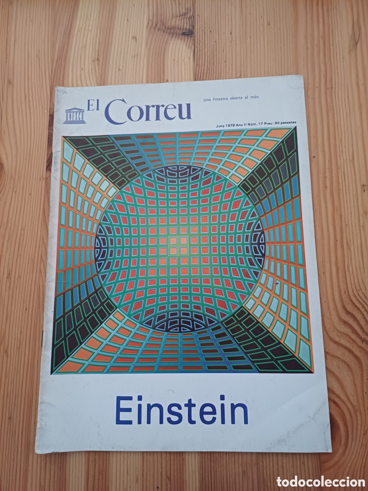 Coleccionismo de Revistas y Peri&oacute;dicos: el correu de la unesco 1979 17 Einstein Ehlers Asimov Dirac Thuillier Migdal India Bihar Bulandibagh