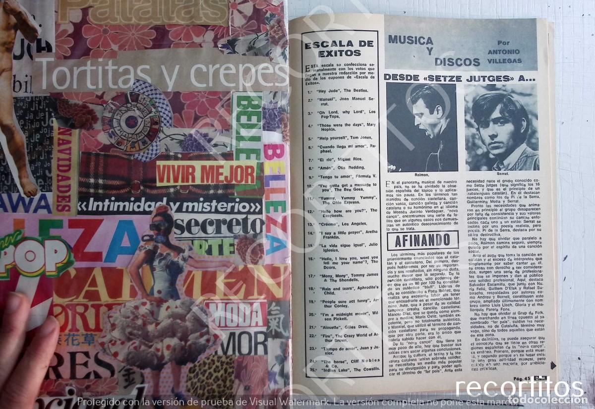 Collectionnisme de Revues et Journaux: RAIMON JOAN MANUEL SERRAT
