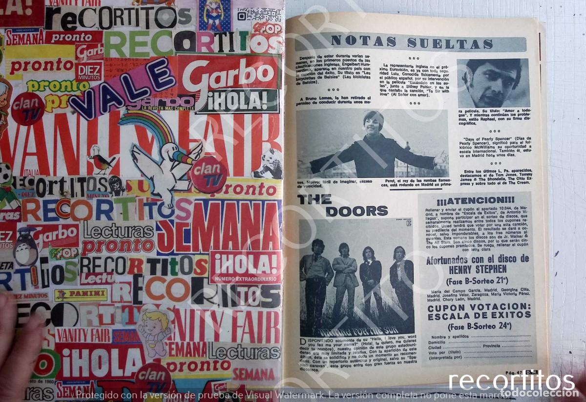 Coleccionismo de Revistas y Peri&oacute;dicos: the doors jim morrison MIREILLE MATHIEU