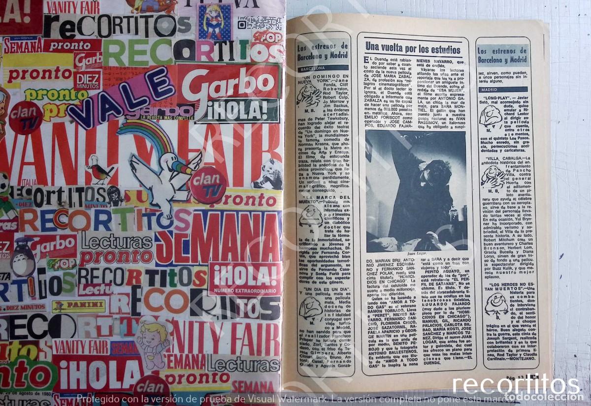 Colecionismo de Revistas e Jornais: JUAN LOGAR SARA MONTIEL ESA MUJER