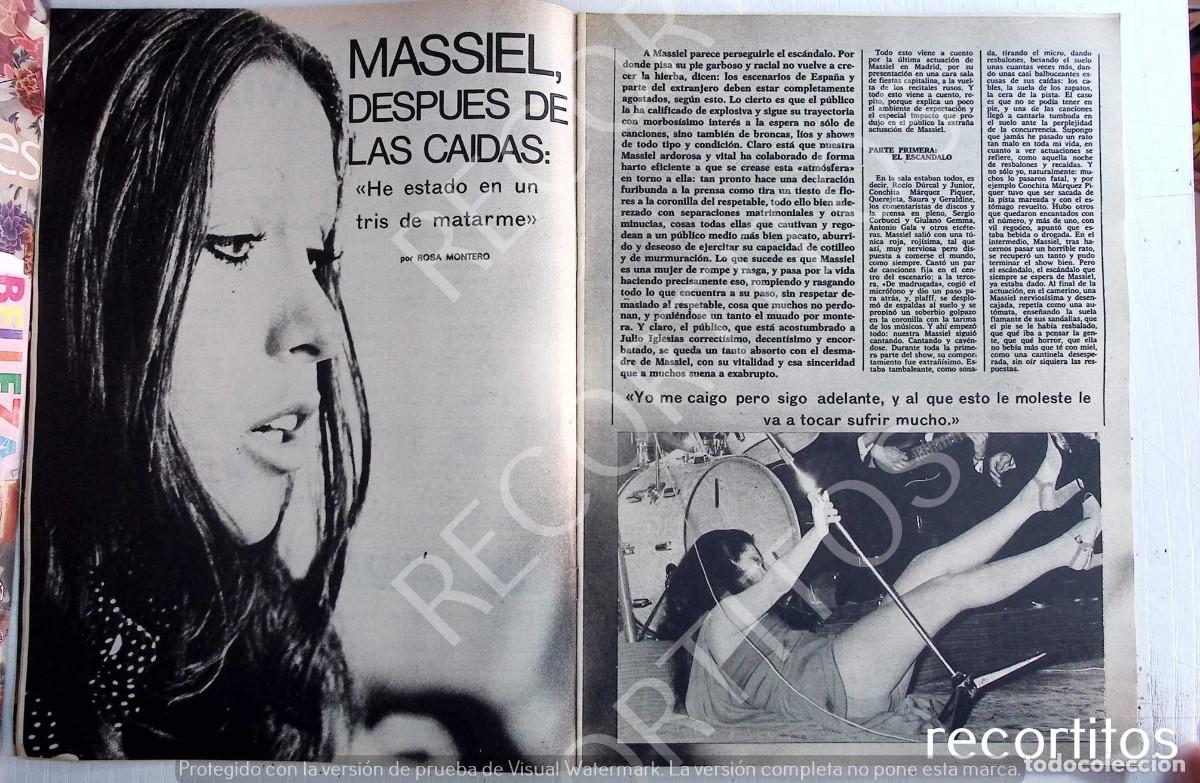 Coleccionismo de Revistas y Peri&oacute;dicos: MASSIEL POR LOS SUELOS