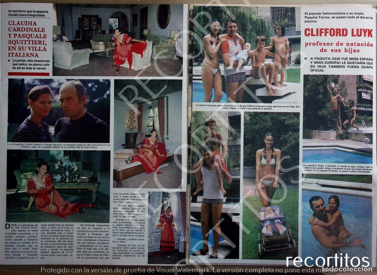 Collectionnisme de Revues et Journaux: paquita torres miss espa&ntilde;a europa luyk CLIFFORD CALUDIA CARDINALE