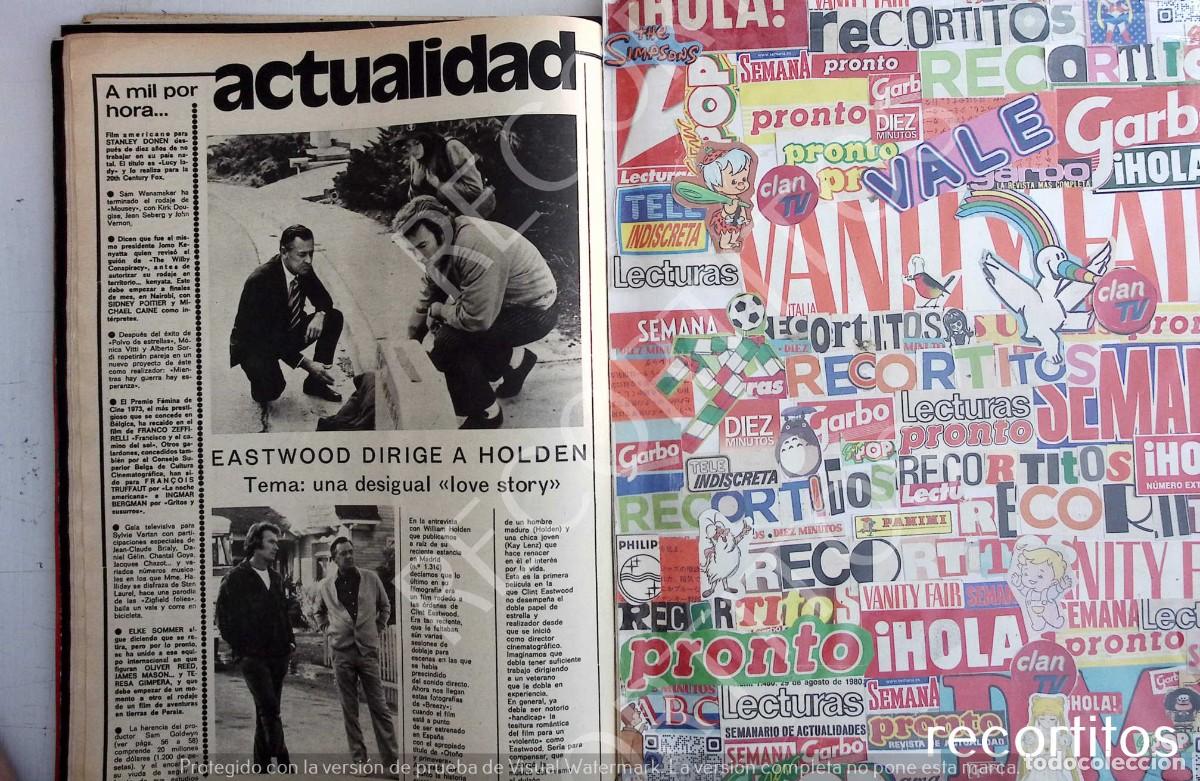 Coleccionismo de Revistas y Peri&oacute;dicos: william holden CLINT EASTWOOD