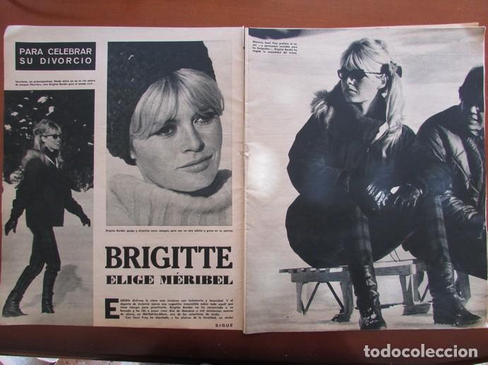 Coleccionismo de Revistas y Peri&oacute;dicos: RECORTE REVISTA TRIUNFO 36 1963 BRIGITTE BARDOT 4 P&Aacute;GS.