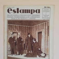 Collezionismo di Riviste e Giornali: ESTAMPA. REVISTA GRAFICA Y LITERARIA, ESPAÑOLA Y MUNDIAL. AÑO I, Nº 12. 20 MARZO 1928. LEER.
