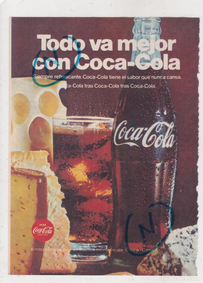 Coleccionismo de Revistas y Peri&oacute;dicos: PUBLICIDAD 1969. ANUNCIO COCA COLA