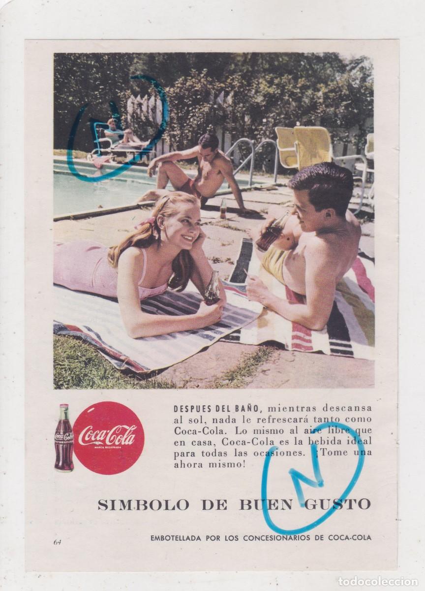 Coleccionismo de Revistas y Peri&oacute;dicos: PUBLICIDAD 1958. ANUNCIO COCA COLA