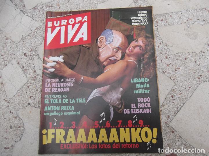 Colecionismo de Revistas e Jornais: europa viva n&ordm; 5, rock de euskadi, parodia fraaaaako las fotos del retorno, los vecinos de enfrente,