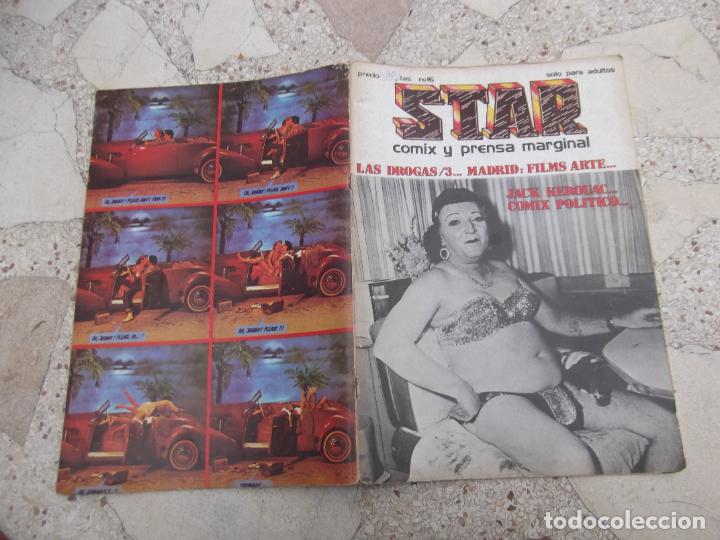 Collectionnisme de Revues et Journaux: star comix y prensa marginal n&ordm; 16, las drogas 3, jack kerouac, la abominacion de zappa