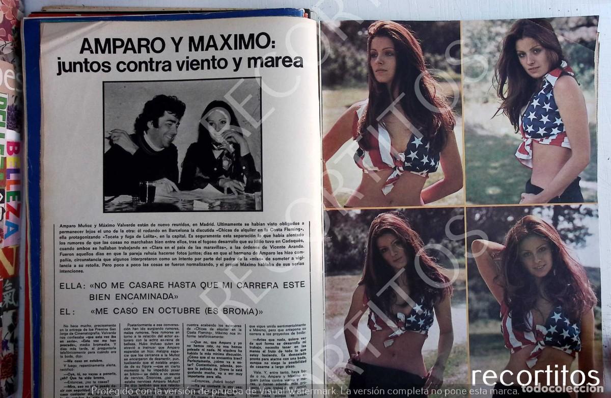 Collectionnisme de Revues et Journaux: AMPARO MU&Ntilde;OZ MISS UNIVERSO MAXIMO VALVERDE
