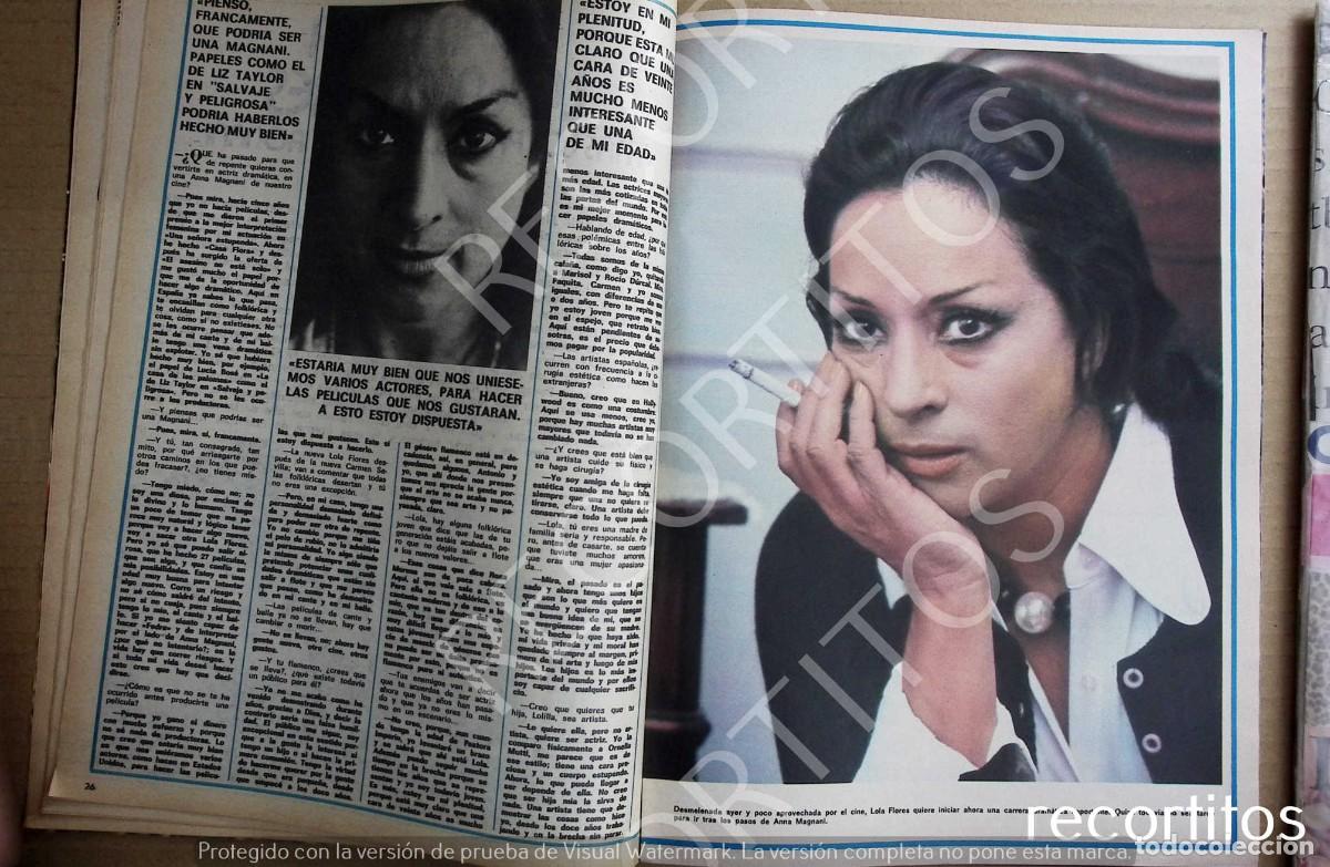 Coleccionismo de revistas y peri&oacute;dicos: LOLA FLORES DRAMATICA