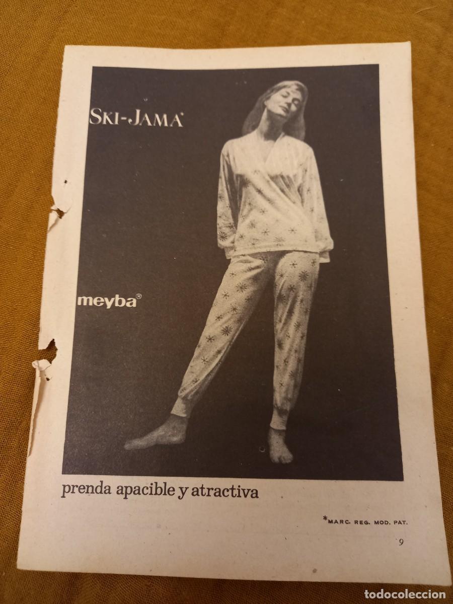 Coleccionismo de Revistas y Peri&oacute;dicos: PUBLICIDAD VINTAGE ANUNCIO PIJAMA SKI-JAMA MEYBA. 13X19 CM. EXTRA&Iacute;DO DE REVISTA 1959