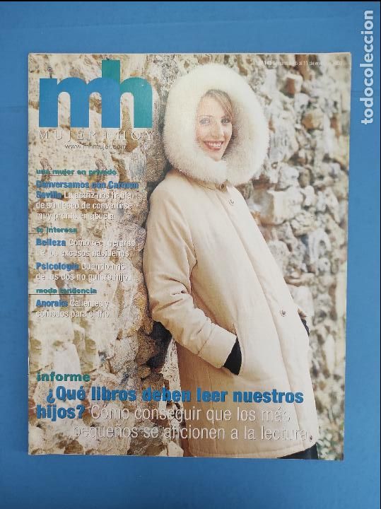 Coleccionismo de Revistas y Peri&oacute;dicos: REVISTA MUJER HOY CARMEN SEVILLA N&ordm; 143 DEL 5 AL 11 DE ENERO DE 2002 LOTE 1