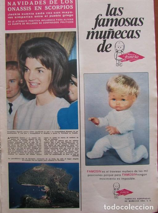 Coleccionismo de Revistas y Peri&oacute;dicos: RECORTE REVISTA HOLA 1269 1968 PUBLICIDAD MU&Ntilde;ECA FAMOSA FAMOS&Iacute;N, COLA-CAO