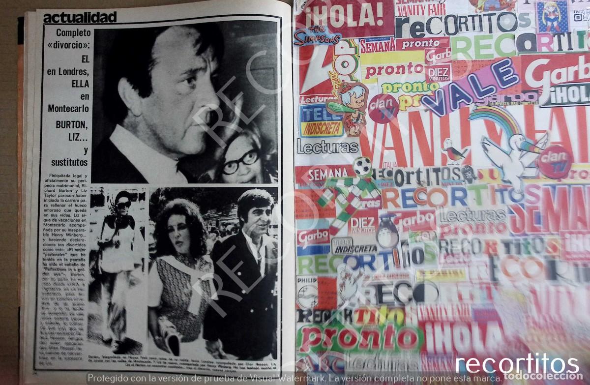 Coleccionismo de Revistas y Peri&oacute;dicos: elizabeth taylor liz richard burton