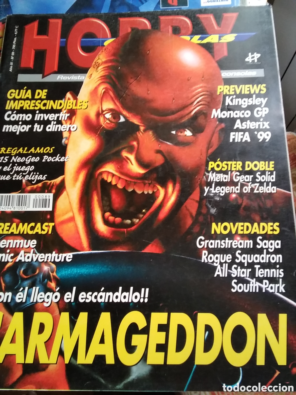 Coleccionismo de Revistas y Peri&oacute;dicos: Hobby consolas revista n&uacute;mero 89 a&ntilde;o 1999 febrero