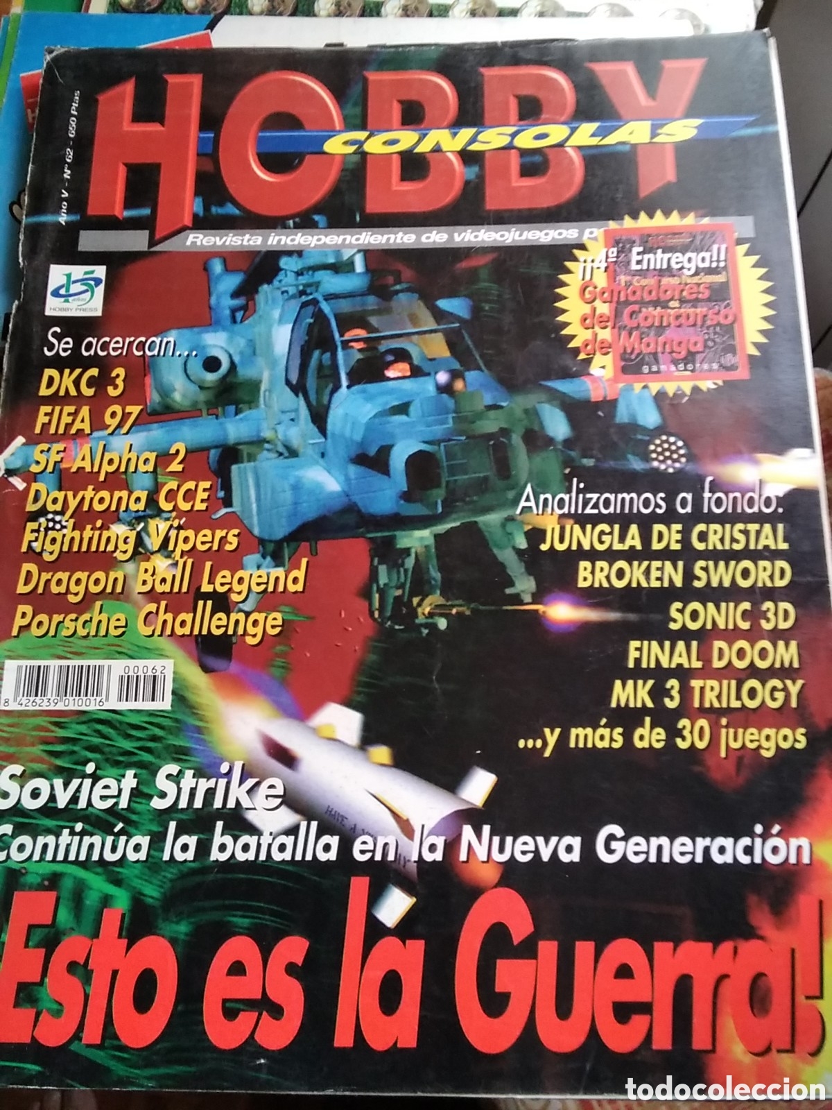 Coleccionismo de Revistas y Peri&oacute;dicos: Hobby consolas revista n&uacute;mero 62 a&ntilde;o 1996 noviembre
