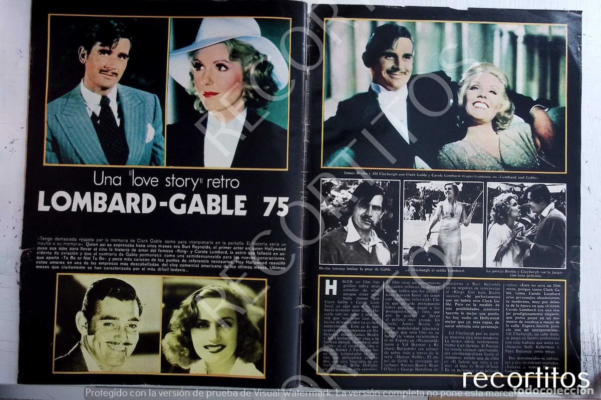 Collection Magazines and Newspapers: CAROL LOMBARD CLARK GABLE JAMES BROLIN JILL CLAYBURGH