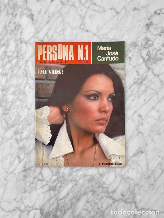 Coleccionismo de Revistas y Peri&oacute;dicos: PERSONA N.1 - MARIA JOSE CANTUDO - MI VIDA - 1976