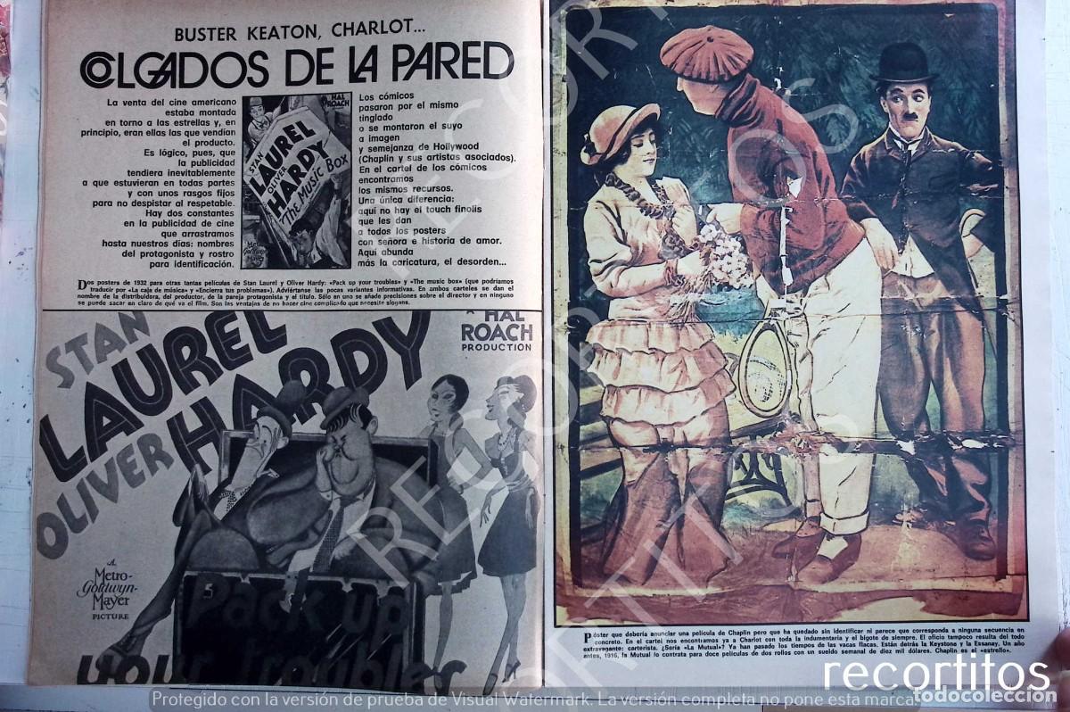Coleccionismo de Revistas y Peri&oacute;dicos: laurel y hardy charles chaplin hermaos marx buster keaton