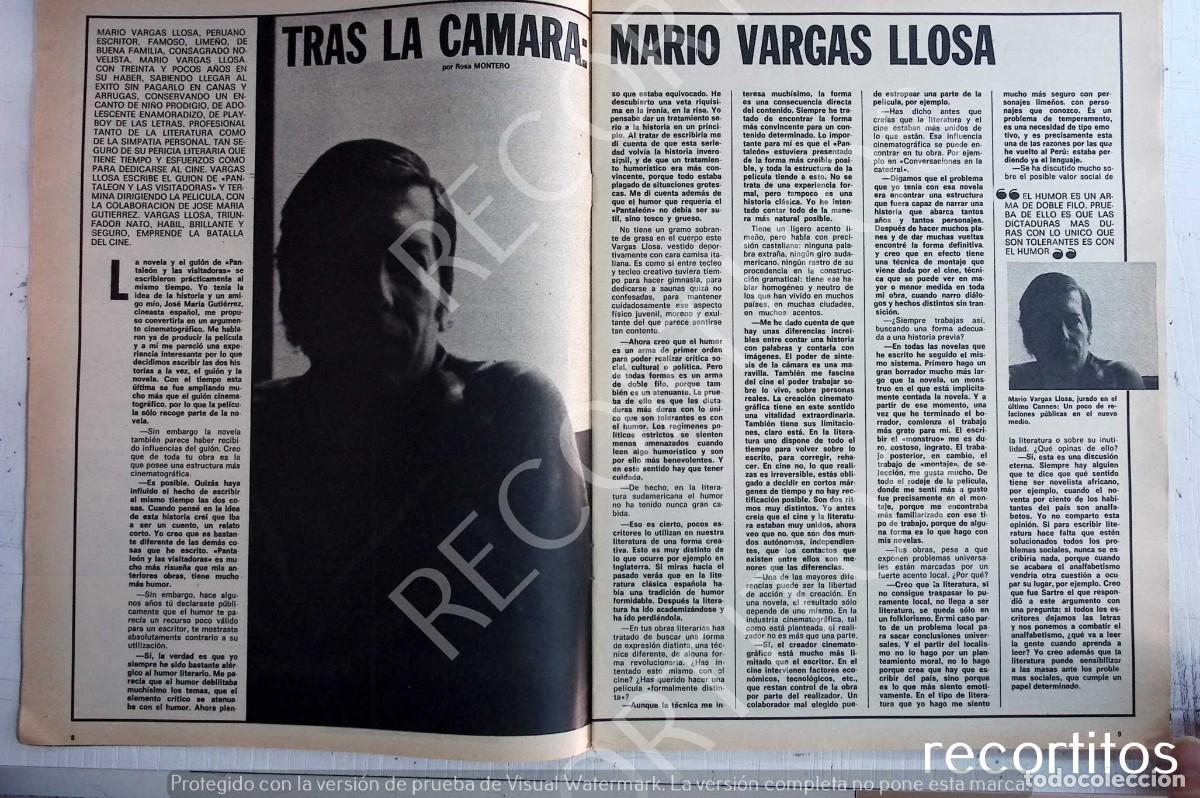 Coleccionismo de Revistas y Peri&oacute;dicos: mario vargas llosa