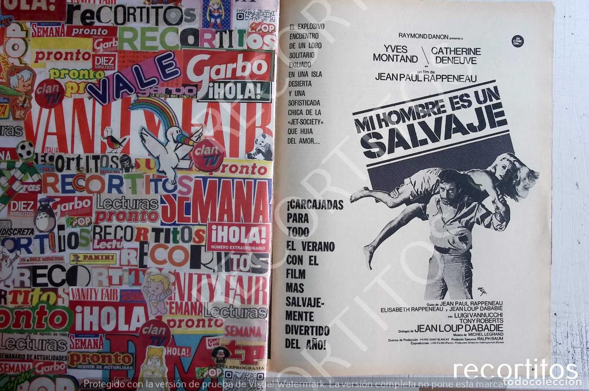 Collezionismo di Riviste e Giornali: CATHERINE DENEUVE yves montand