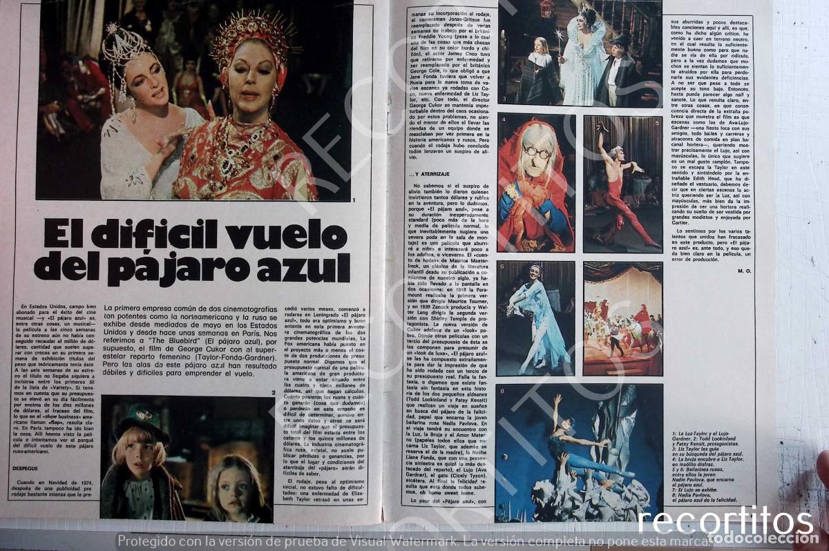 Coleccionismo de Revistas y Peri&oacute;dicos: ELIZABETH TAYLOR LIZ ava gardner el pajaro azul