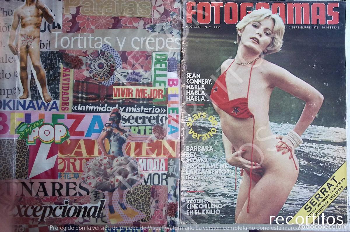 Coleccionismo de revistas y peri&oacute;dicos: recorte portada barbara rey