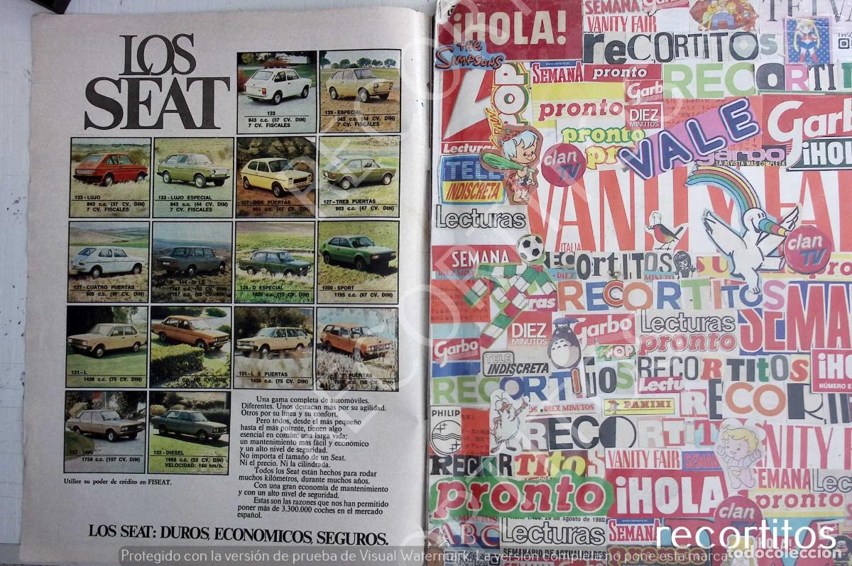 Coleccionismo de revistas y peri&oacute;dicos: seat anuncio publicidad