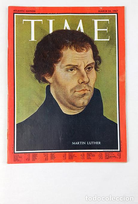 Coleccionismo de Revistas y Peri&oacute;dicos: Protestants, Obedient Rebel. Martin Luther. Civil Rights. Time March 24, 1967