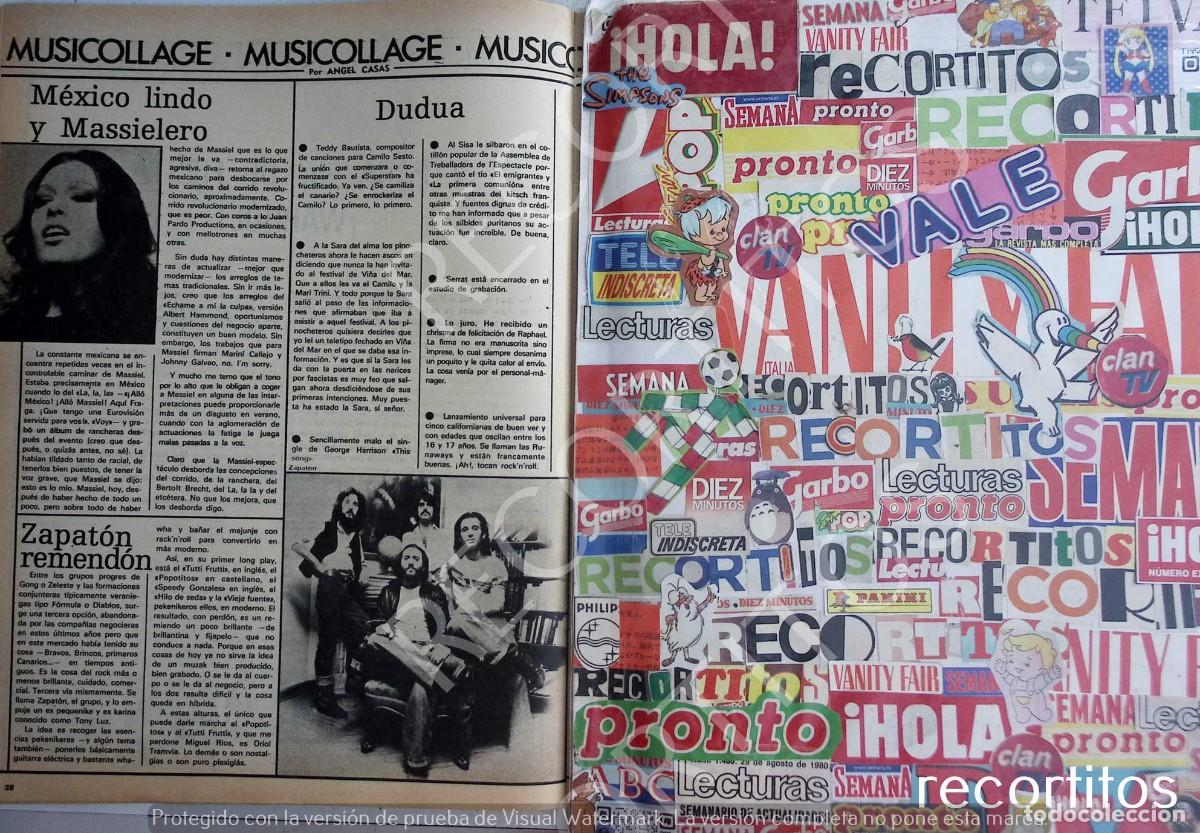 Coleccionismo de Revistas y Peri&oacute;dicos: tonuy luz pekenikes zapaton massiel