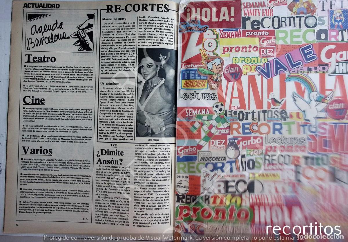 Coleccionismo de revistas y peri&oacute;dicos: lola flores