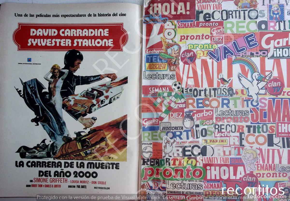 Coleccionismo de Revistas y Peri&oacute;dicos: david carradine SYLVESTER STALLONE LA CARRERA DE LA MUERTE DEL A&Ntilde;O 2000