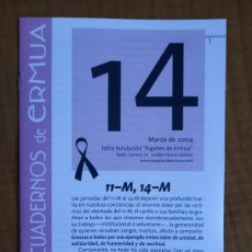Coleccionismo de Revistas y Periódicos: ATENTADO DEL 11-M Y ELECCIONES DEL 14-M. CUADERNOS DE ERMUA MARZO 2004