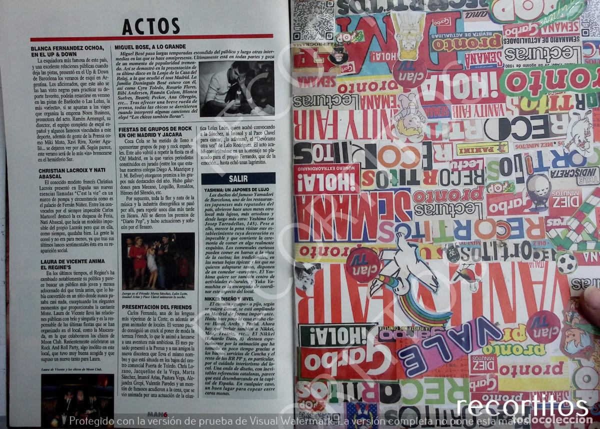 Coleccionismo de Revistas y Peri&oacute;dicos: marta sanchez MIGUEL BOSE