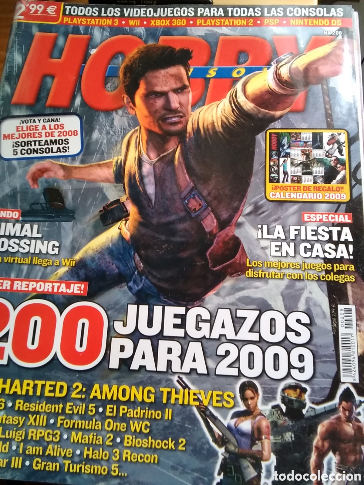 Coleccionismo de Revistas y Peri&oacute;dicos: Hobby consolas revista n&uacute;mero 208 incluye calendario