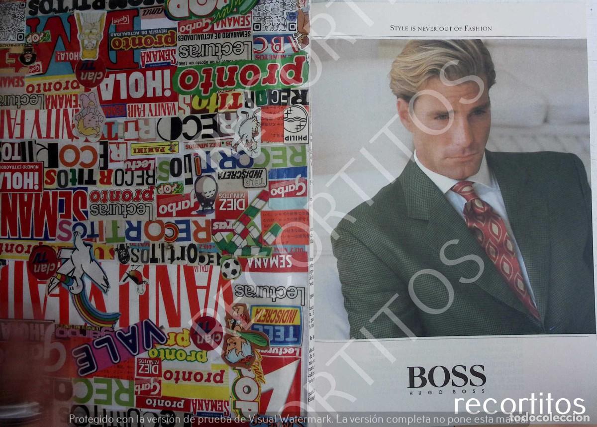 Coleccionismo de revistas y peri&oacute;dicos: BOSS HUGO BOSS ANUNCIO PUBLICIDAD